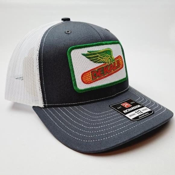 Dekalb Richardson 112 Trucker Cap Hat Mesh Snapback Textured Patch Farmer Pride - Picture 4 of 4